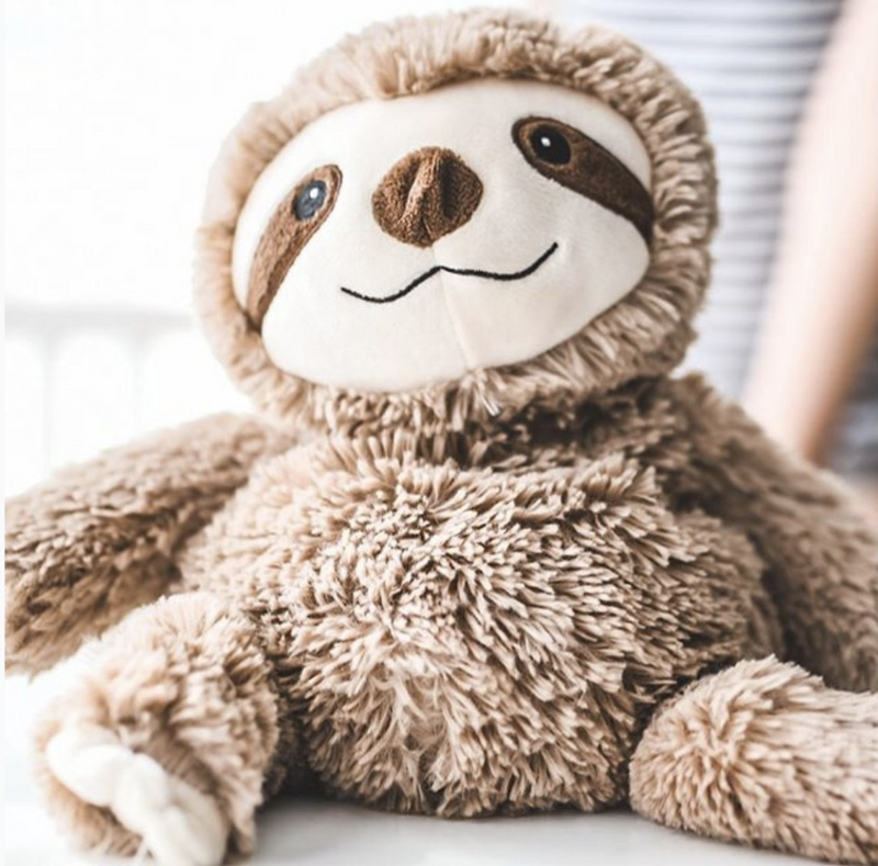 Award Winning Heatable Plush Sloth Everyday Cozy Living