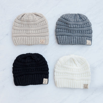 Kids CC Knit Beanies