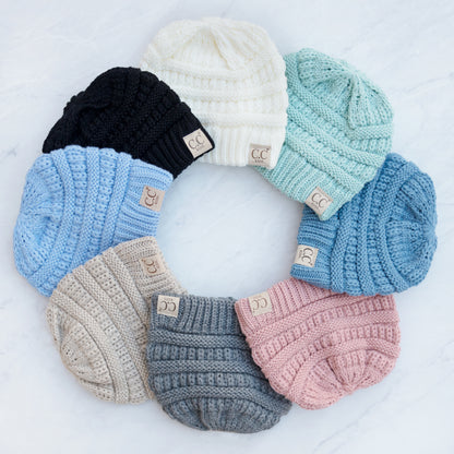 Kids CC Knit Beanies
